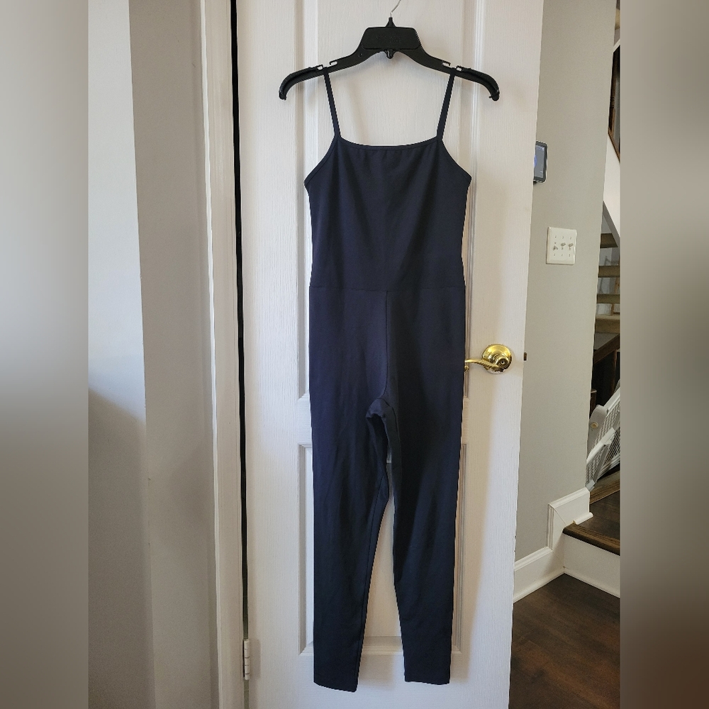 Girlfriend Collective Black Cami Unitard One Piece Jumpsuit Size Medium